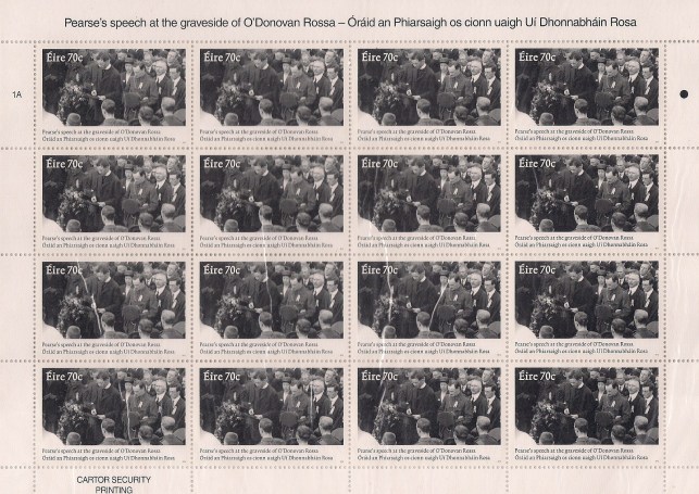 Sheetlet of 16 Stamps