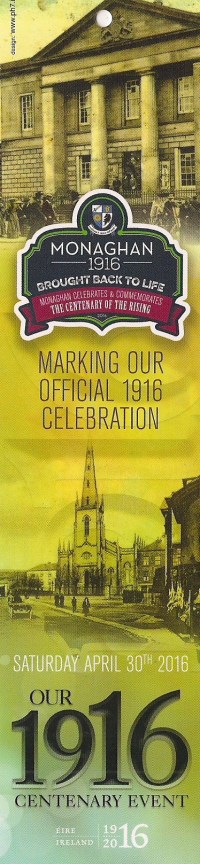 Bookmark for Monaghan 1916