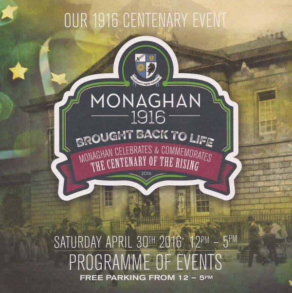Monaghan 1916 events programme 1