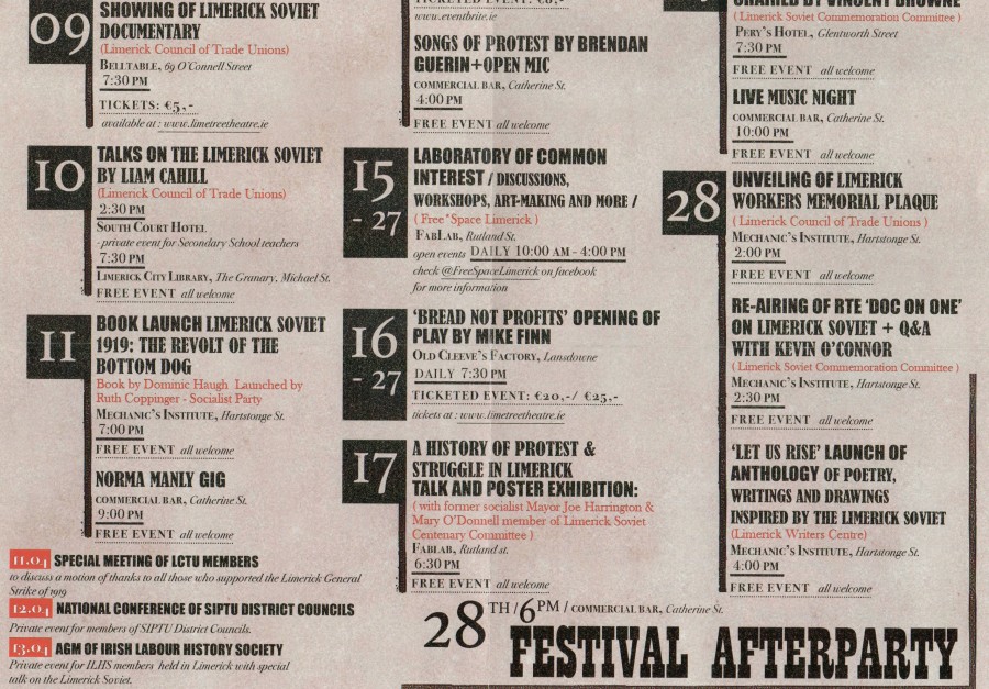 Programme of Events 9